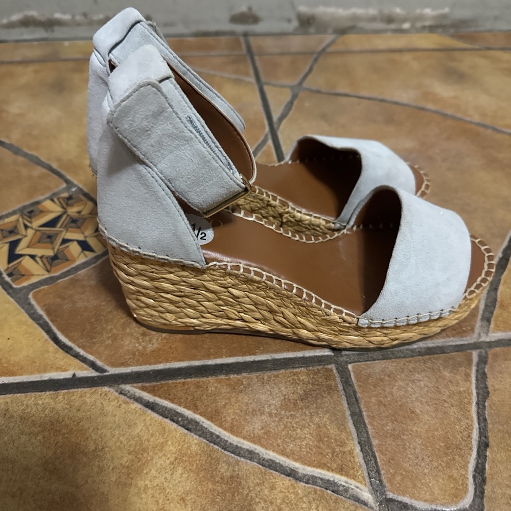 Franco Sarto  Espadrille Wedge Shoes with Ankle Strap